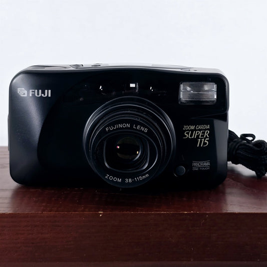 [Pre-owned] Fuji Zoom Cardia Super 115 35mm Point & Shoot Film Camera — Mint — Japan #5216