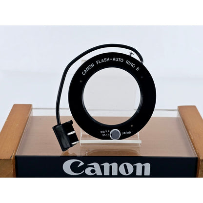 [Pre-owned] Canon Flash-Auto Ring B for 50mm F1.4 / 35mm F2 — Near MINT — Japan #4191