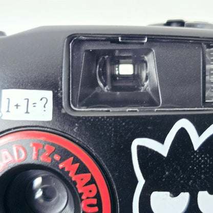 [Pre-owned] Sanrio Bad Badtz-Maru 35mm Point & Shoot Film Camera Black — Near Mint — Japan #5754