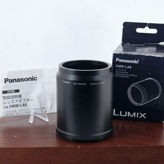 [Pre-owned] Panasonic DMW-LA8 Lumix Lens Adaptor 65.8-55mm — Top Mint — Japan #5678