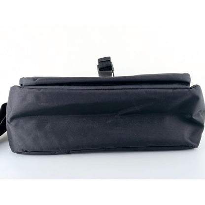 [Pre-owned] Genuine Minolta Camera Lens Shoulder Bag Nylon Black — Near MINT — Japan #5070