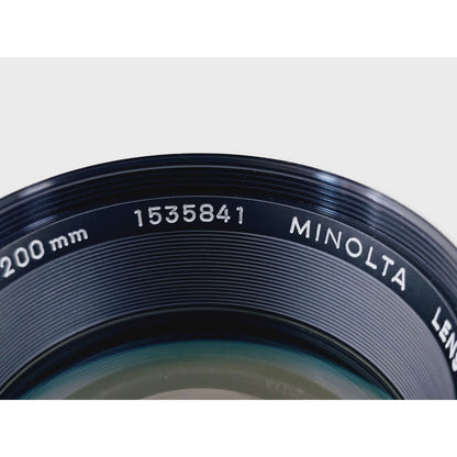 [Pre-owned] Minolta MC Tele Rokkor-PE 200mm F4.5 Telephoto MF Lens — Near MINT+++ — Japan #2598