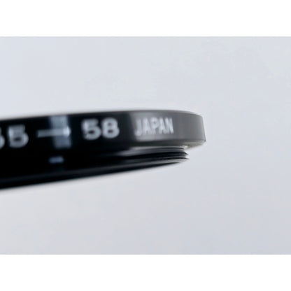 [Pre-owned] Kenko Metal Step Up Adapter Ring 55mm Lens to 58mm Filter — MINT — Japan #3918