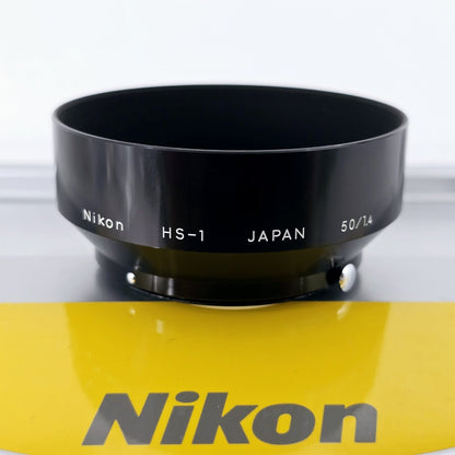 [Pre-owned] Genuine Nikon HS-1 Metal Lens Hood for 50mm f/1.4 AI AI-S — Mint — Japan #5319