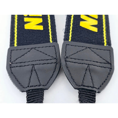 [Pre-owned] Nikon D300 Genuine DSLR Camera Neck Strap 1.5in (3.8cm) — MINT — Japan #3686