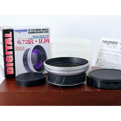 [Pre-owned] Raynox DCR-720 Wide Conversion Lens 0.72X for Video Camera — Top MINT — Japan #4529