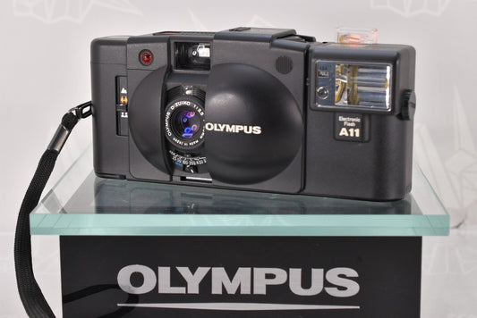 🌸[Near MINT+++] Olympus XA 2 A11 Flash Point & Shoot 35mm Film Camera Japan