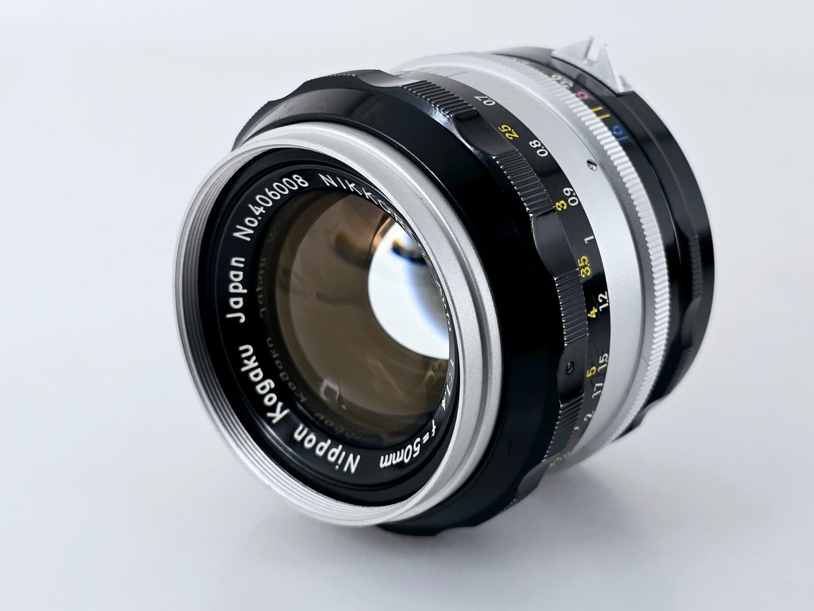 6 Blades Early Model🌸[Near MINT+++] Nikon Nikkor-S Auto 50mm F1.4 MF Lens Japan