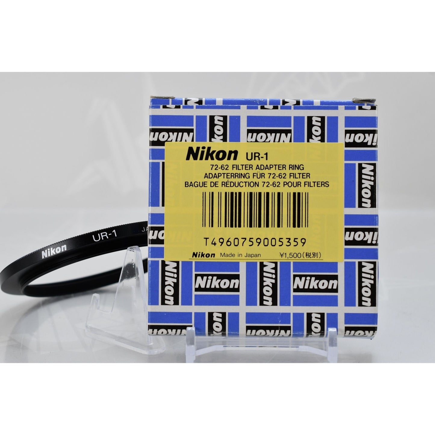 [Pre-owned] Nikon UR-1 72mm-62mm Filter Adapter Ring — Unused — Japan #2067