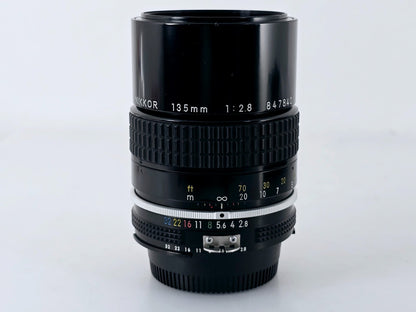 🌸[Near MINT] Nikon Ai Nikkor 135mm F2.8 MF Lens for F2 FE2 FM2 F3 FM3A Japan