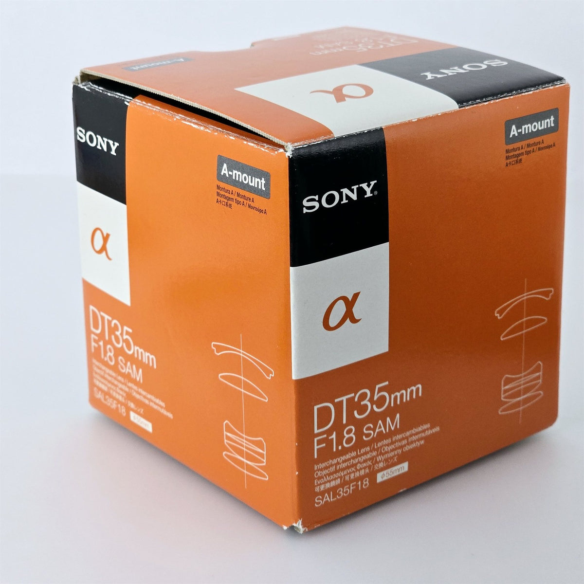 [Pre-owned] Sony DT 35mm f/1.8 SAM SAL35F18 AF Prime Lens Alpha A-Mount — Mint — Japan #5550