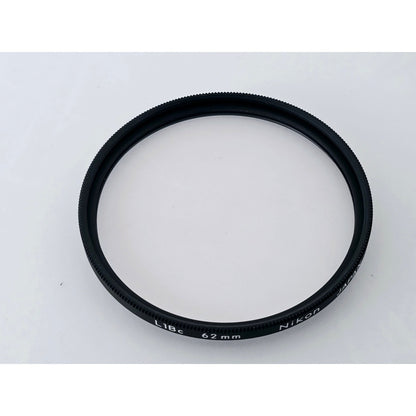 [Pre-owned] Nikon L37C L1BC 62mm Lens Filter (Set of 2) — Near MINT — Japan #5005