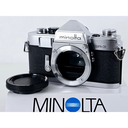 [Pre-owned] Minolta SR-3 SLR 35mm Film Camera (Body Only) — Near MINT+++ — Japan #4429