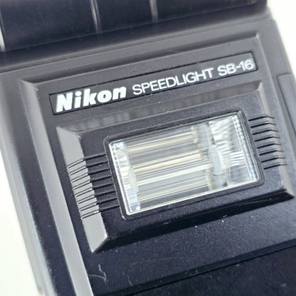 [Pre-owned] Nikon SB-16A Speedlight Shoe Mount Flash w/ AS-8 for F3 — Excellent+++++ — Japan #5495