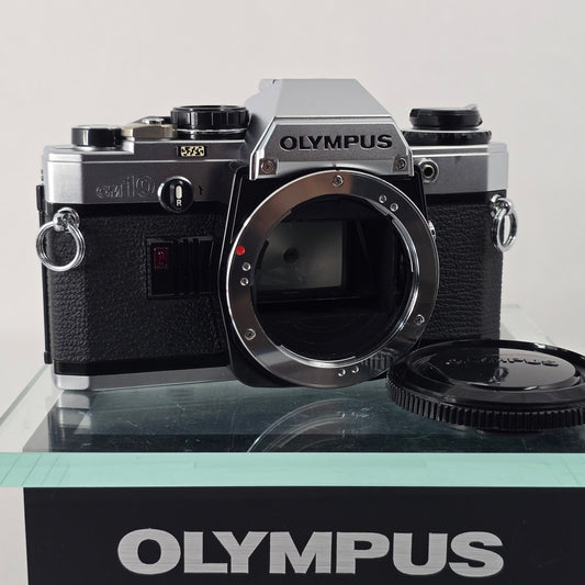 [Pre-owned] Olympus OM10 SLR 35mm Film Camera (Body Only) — Near MINT+++ — Japan #4360