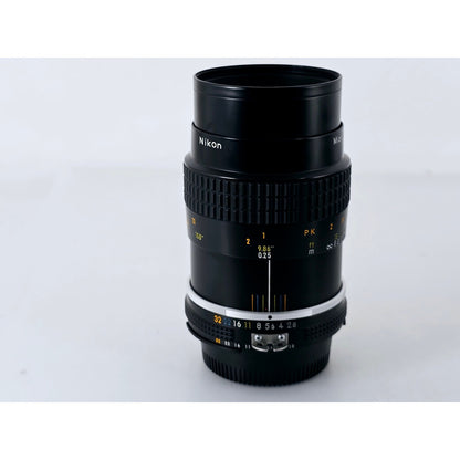 [Pre-owned] Nikon Ai-s Micro Nikkor 55mm F2.8 MF Lens — Near MINT — Japan #4376
