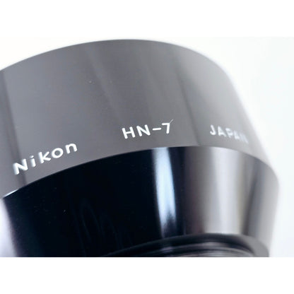 [Pre-owned] Nikon HN-7 Metal Lens Hood for 85mm f/1.8 & 80-200mm f/4.5 (Genuine) — Unused — Japan #4394