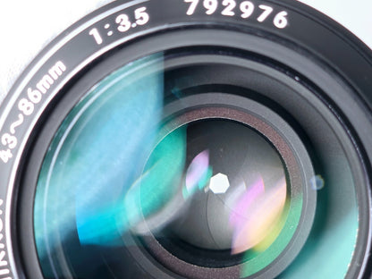 🌸[Near MINT] Nikon Non Ai Zoom Nikkor 43-86mm F3.5 MF Standard Lens From Japan