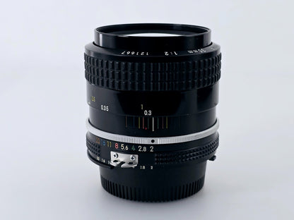 🌸[Near MINT] Nikon Ai Nikkor 35mm F2 Wide Angle MF Lens Genuine From Japan