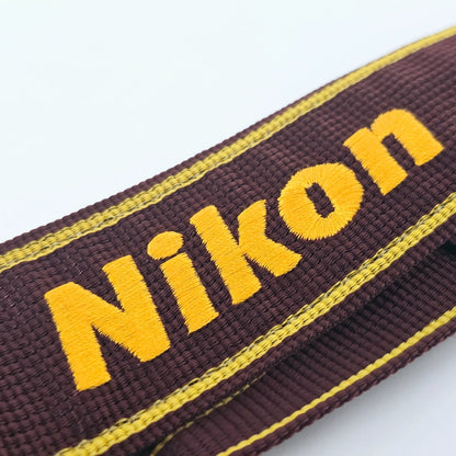 [Pre-owned] Nikon AN-6W Wide Nylon Neck Strap 1.77in Plastic Buckle for F3 — Top MINT — Japan #1871