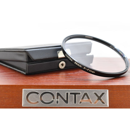 [Pre-owned] Contax P-Filter 86mm Kyocera with Case — MINT — Japan #2471