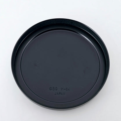 [Pre-owned] Contax Metal Lens Cap Black 89mm K84 K-84 — MINT — Japan #1765