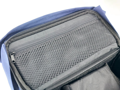 🌸[Near MINT] Genuine Nikon Camera Lens Shoulder Bag Nylon Navy blue From JAPAN