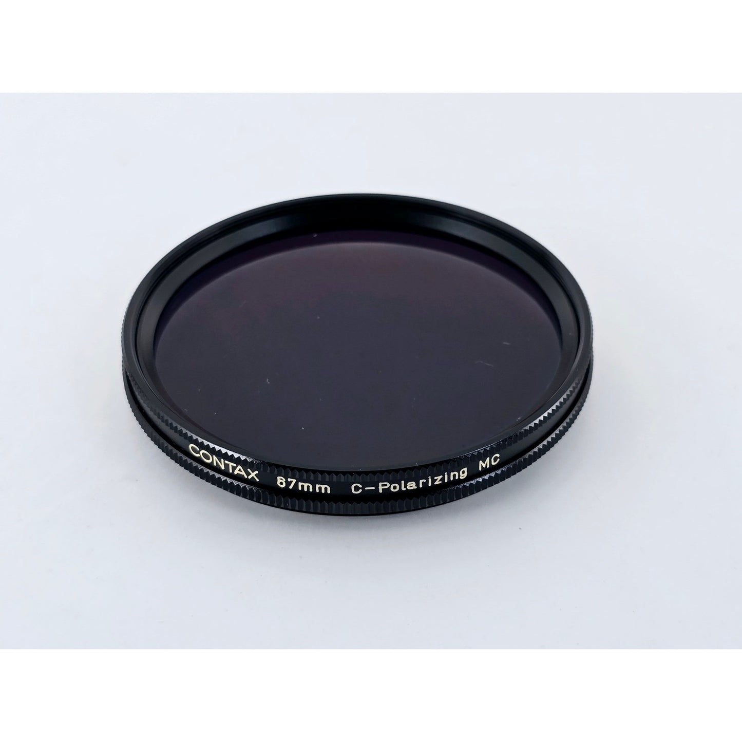 [Pre-owned] Contax 67mm C-Polarizing MC Filter w/ Case & Box — MINT — Japan #3654