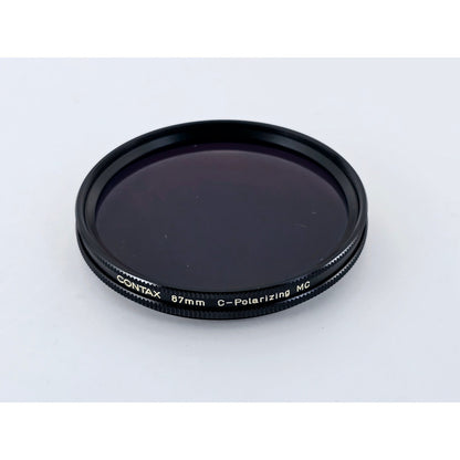 [Pre-owned] Contax 67mm C-Polarizing MC Filter w/ Case & Box — MINT — Japan #3654