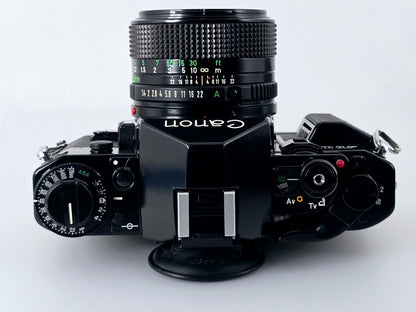 New Seal🌸[Near MINT] Canon A-1 SLR 35mm Film Camera New FD 50mm F1.4 From Japan