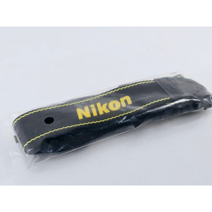 [Pre-owned] Nikon Genuine Camera Neck Strap 1.33in (3.4cm) — Unopened — Japan #3582