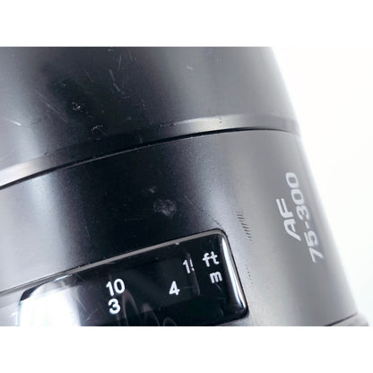 [Pre-owned] Minolta AF Zoom 75-300mm F4.5-5.6 Lens for Minolta/Sony A — Near MINT — Japan #4702