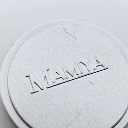 [Pre-owned] Genuine Mamiya Metal Front Lens Cap 42mm Push-on — Near Mint — Japan #5643