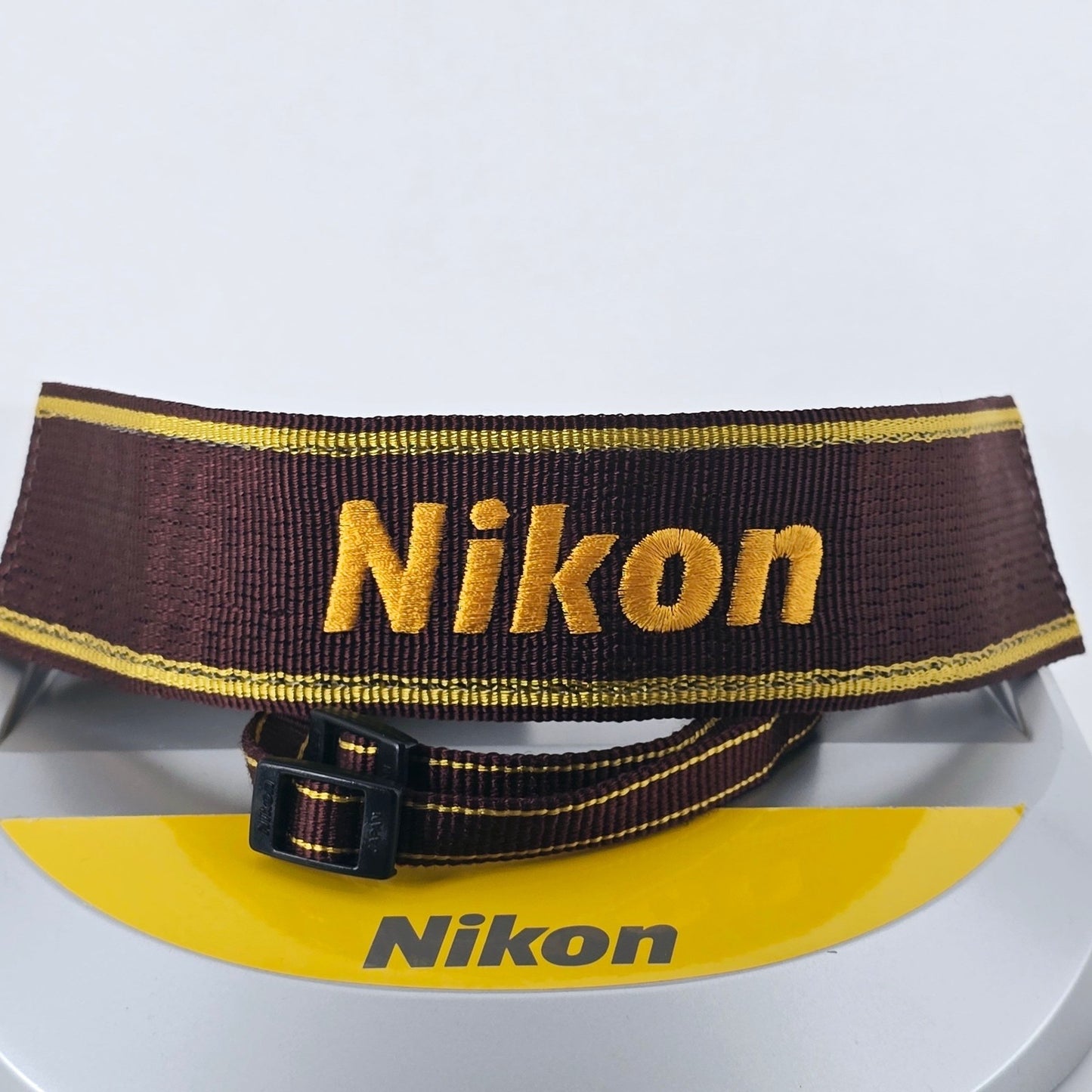 [Pre-owned] Nikon AN-6W Wide Nylon Neck Strap 1.77in (Plastic Buckle, For F3) — Top MINT — Japan #1864