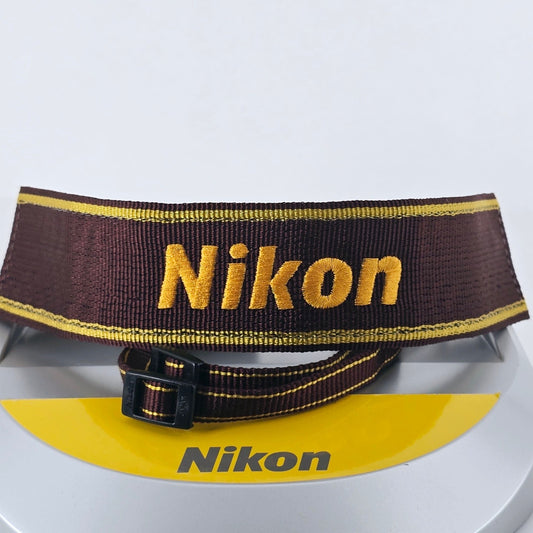 [Pre-owned] Nikon AN-6W Wide Nylon Neck Strap 1.77in (Plastic Buckle, For F3) — Top MINT — Japan #1864