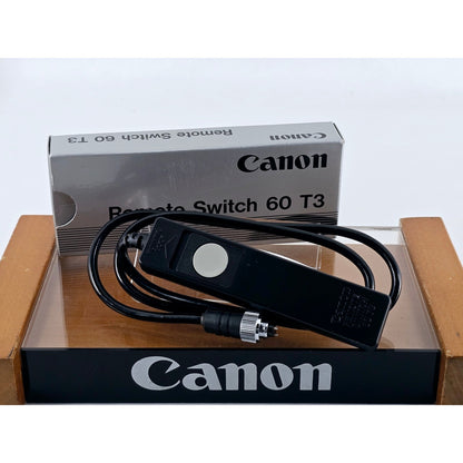 [Pre-owned] Canon Remote Switch 60 T3 for EOS-1 1N HS RS EOS-5 — Unused — Japan #3934