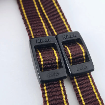 [Pre-owned] Nikon AN-6W Wide Nylon Neck Strap 1.77in (Plastic Buckle, For F3) — Top MINT — Japan #1864