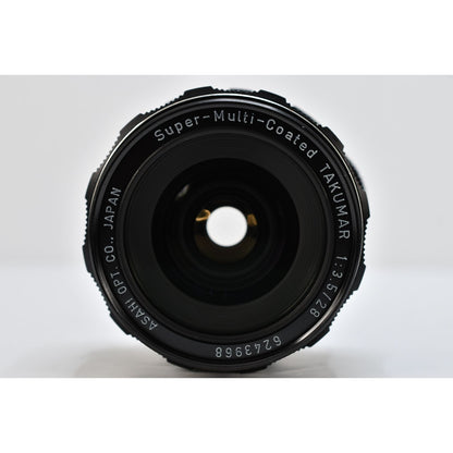 [Pre-owned] Pentax SMC Super-Multi-Coated Takumar 28mm f3.5 MF Lens M42 — Near MINT — Japan #2336