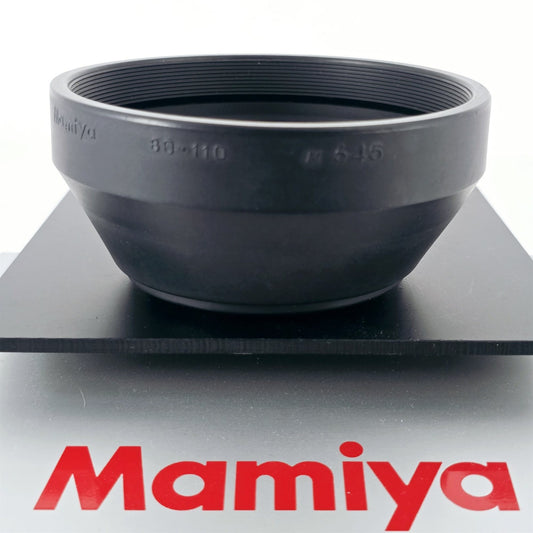[Pre-owned] Mamiya 58mm Rubber Lens Hood for M645 Medium Format — Near Mint+++ — Japan #5359