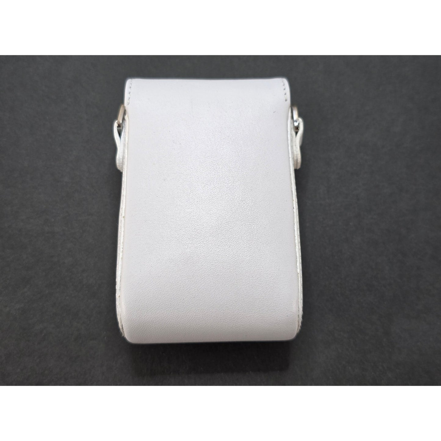 [Pre-owned] Leica 18699 Genuine Leather Camera Case White for C-LUX 2 — Unused — Japan #2477