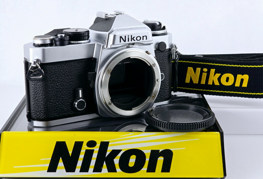 New Seal🌸[MINT] Nikon FE Silver SLR 35mm Film Camera Body Only From Japan