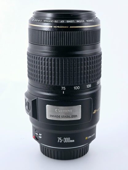 🌸[Near MINT+++] Canon EF 75-300mm F4-5.6 IS USM Stabilizer Zoom Lens From Japan