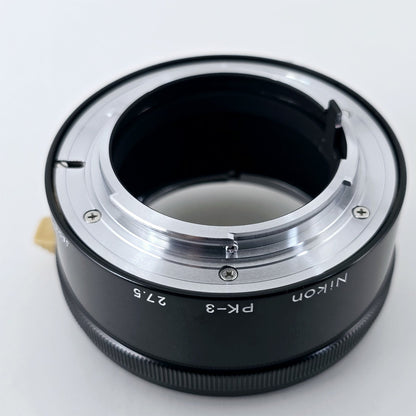 [Pre-owned] Nikon PK-3 Auto Extension Ring Tube 27.5 for F Mount SLR — Mint — Japan #5695