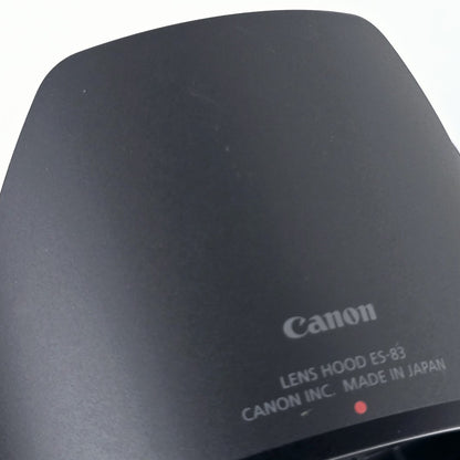 [Pre-owned] Canon ES-83 Lens Hood for RF 50mm f/1.2L USM — Top Mint — Japan #5281