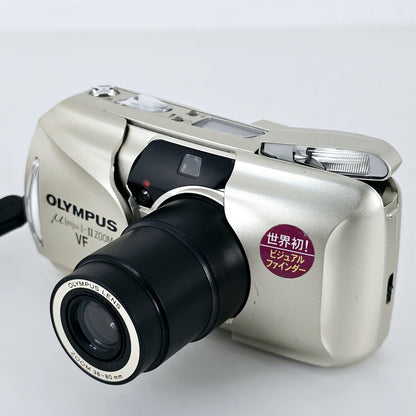 [Pre-owned] Olympus mju II Zoom VF 35mm Point & Shoot Film Camera — Near Mint — Japan #5794