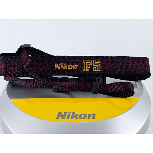 [Pre-owned] Nikon F5 AN-14 Genuine Camera Neck Strap 1.1in (2.8cm) — MINT — Japan #3010