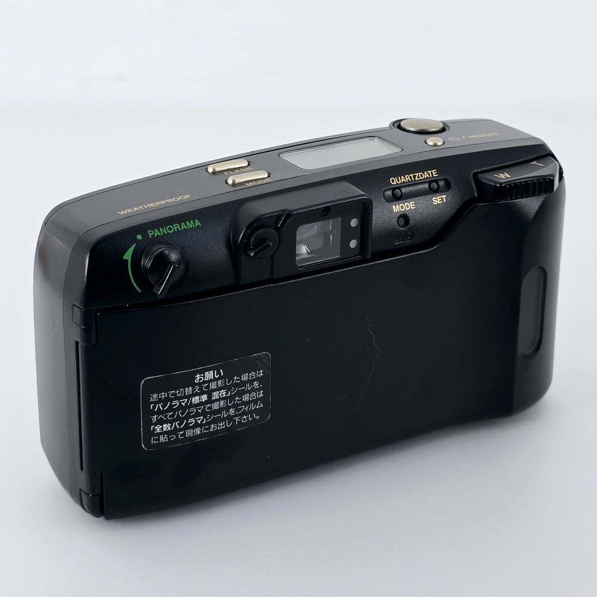 [Pre-owned] Olympus OZ 120 Zoom 35mm Point & Shoot Film Camera Black — Near Mint — Japan #5641
