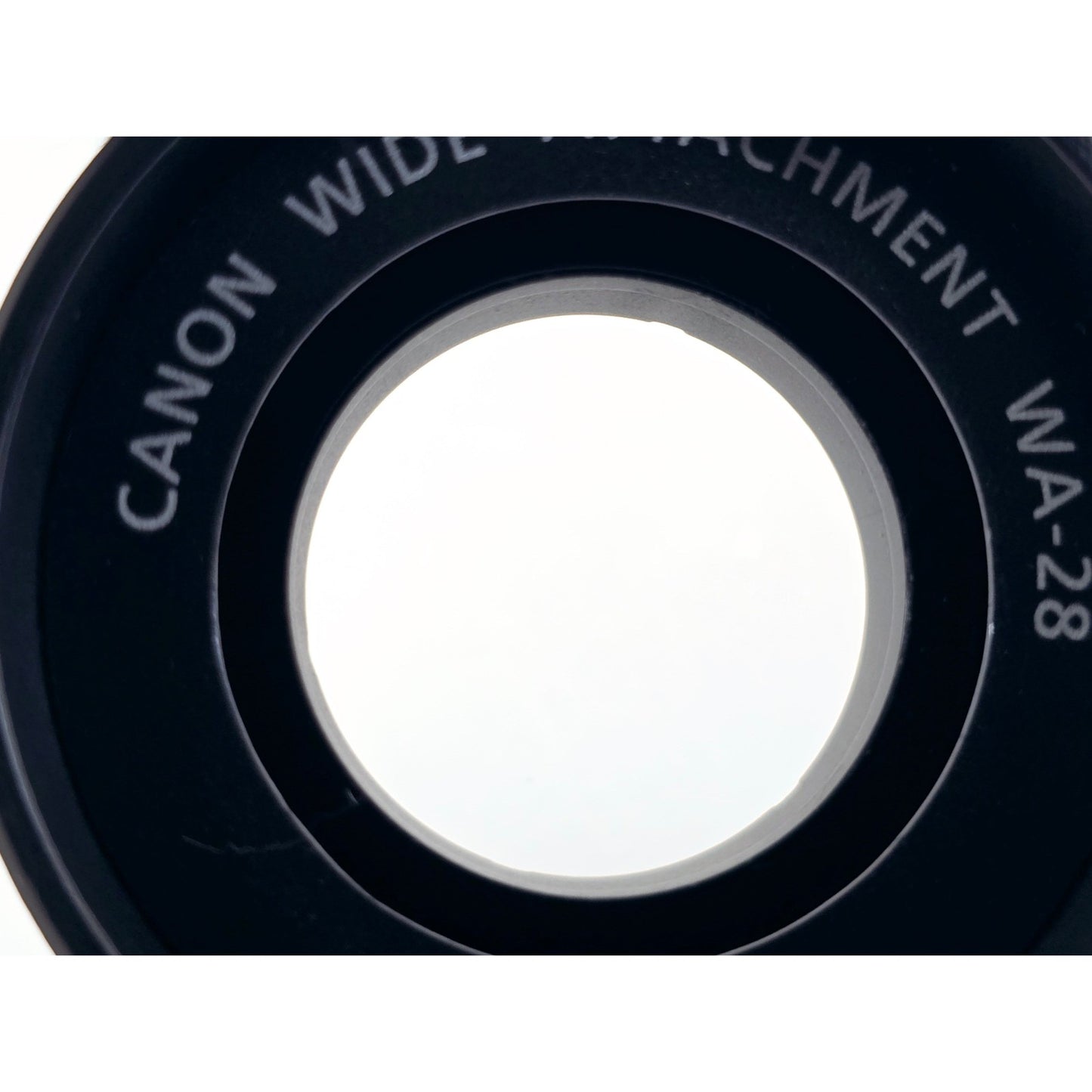 [Pre-owned] Canon WA-28 Wide Attachment Lens for Camcorder — Near MINT — Japan #3842