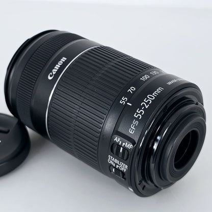 [Pre-owned] Canon EF-S 55-250mm f/4-5.6 IS II Zoom AF Lens — Near Mint+++ — Japan #5773