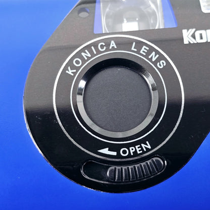 [Pre-owned] Konica K-mini Blue E124 35mm Compact Film Camera — Top Mint — Japan #5244